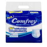 Comfrey Adult Pull Up Diaper Pants Medium, 10Ct