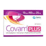 Covam Plus (Amlodipine+Valsartan+Hydrochlorothiazide) 10mg+160mg+25mg, 28 Ct - Getz Pharma