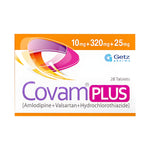 Covam Plus (Amlodipine+Valsartan+Hydrochlorothiazide) 10mg+320mg+25mg, 28 Ct - Getz Pharma
