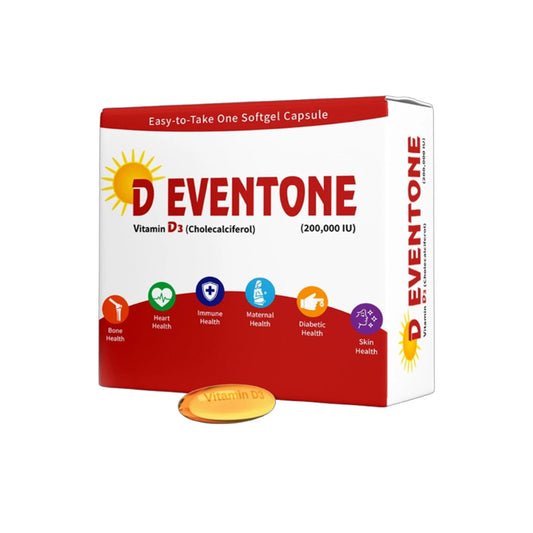 D Eventone Softgel Capsule (Vitamin D3 200000 IU), 1 Ct - Pharma Health