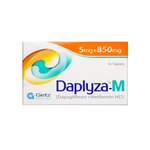 Daplyza-M (Dapagliflozin/Metformin) 5/850mg, 14 Ct - Getz Pharma