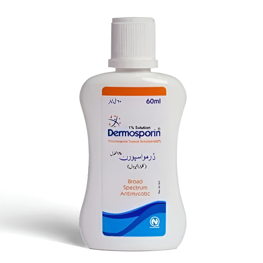 Dermosporin 1% (Clotrimazole) Solution, 60 ml - Nabiqasim