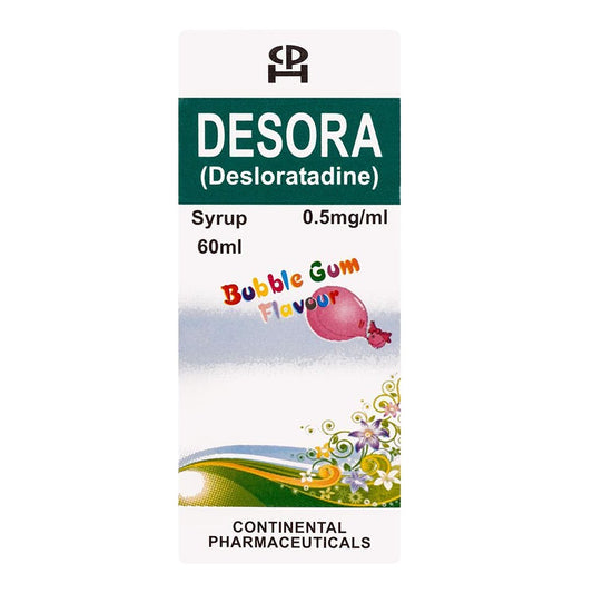 Desora Syrup 0.5mg_60 ml-Continental Pharma