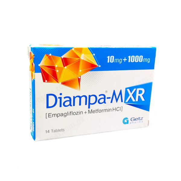 Diampa-M XR 10/1000mg, 14 Ct - Getz Pharma