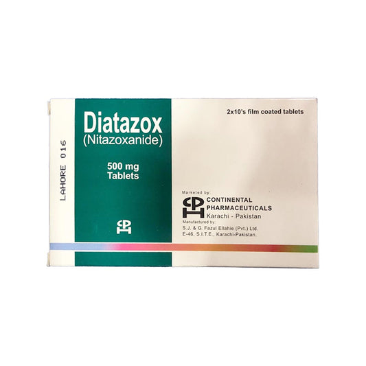 Diatazox Tablets 500mg, 20 Ct - Continental Pharma