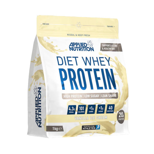 Diet Whey Protein Vanilla Ice Cream 1Kg Applied Nutrition