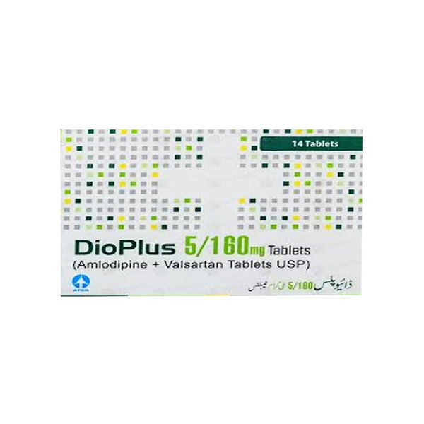 DioPlus Tablets 5/160mg, 14 Ct - ATCO