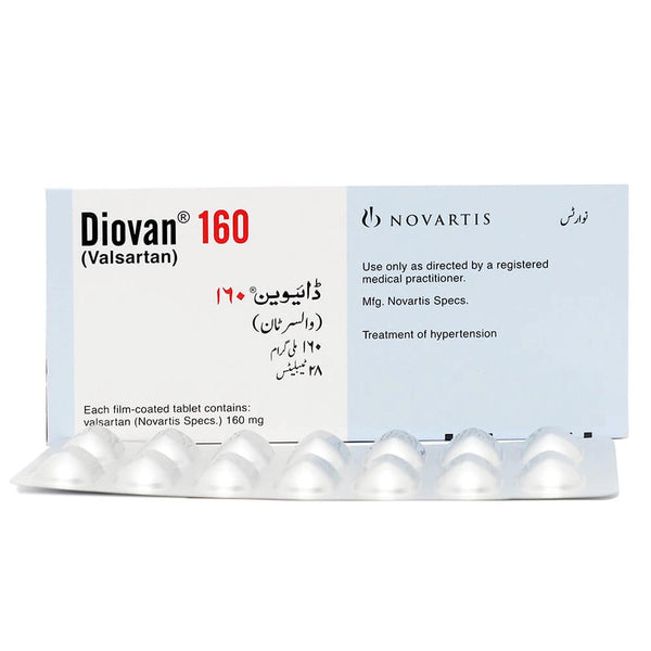 Diovan 160 Tablet 160mg, 28 Ct - Novartis