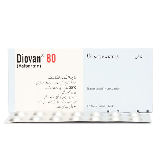 Diovan 80 Tablet 80mg, 28 Ct - Novartis