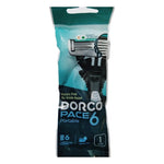 Dorco Pace 6 Portable Razor for Men, 1 Ct