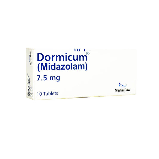 Dormicum Tablets 7.5mg 10 Ct Martin Dow