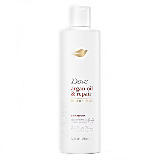 Dove Argan Oil & Repair Damage Therapy Shampoo, 355 ml