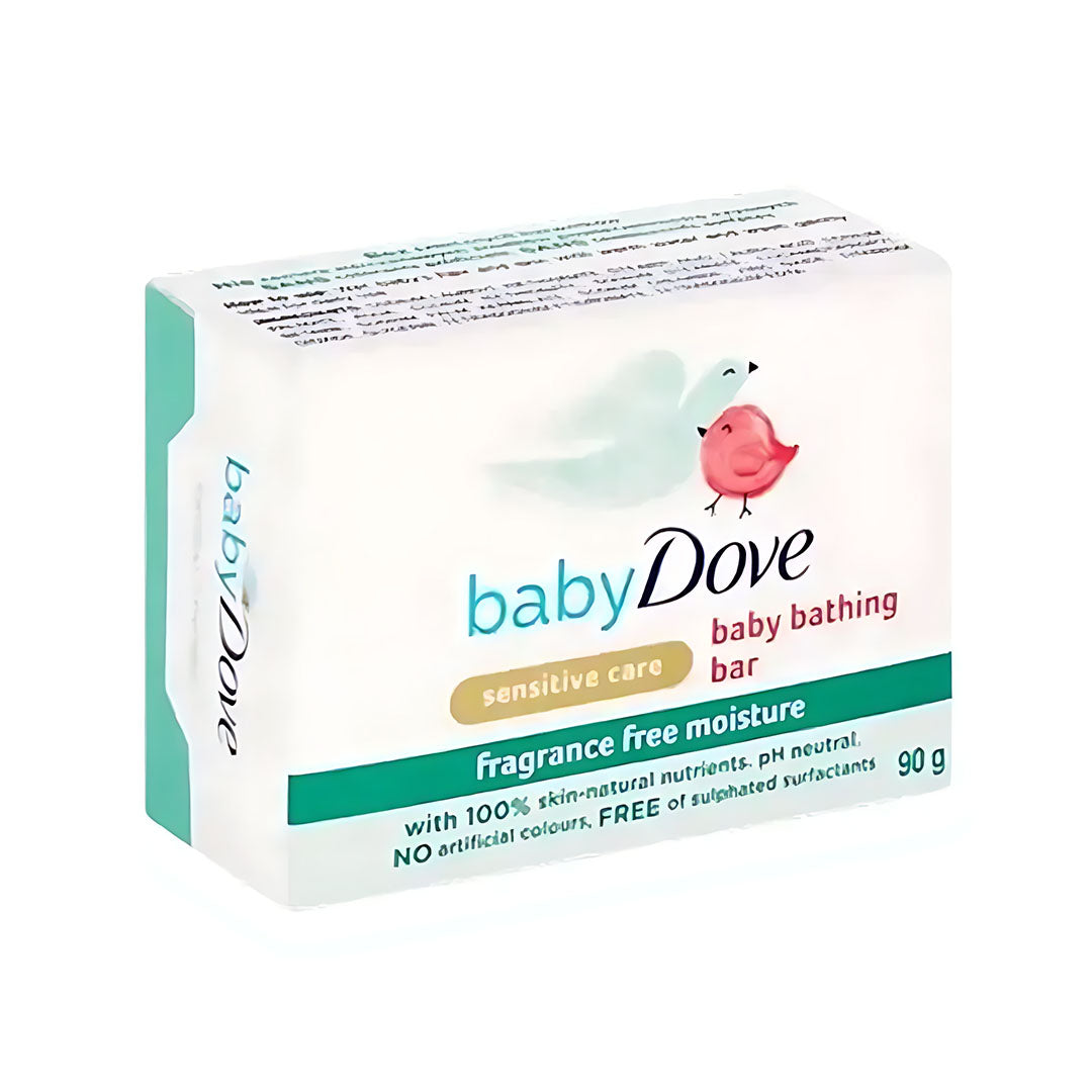 Dove Baby Fragrance Free Moisture Bathing Bar, 90g