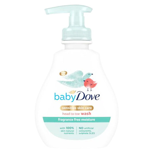 Dove Baby Head To Toe Fragrance Free Moisture Wash, 200ml