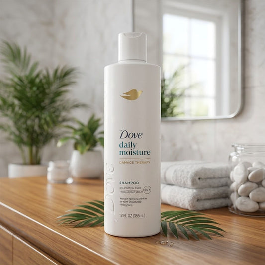 Dove Daily Moisture Damage Therapy Shampoo, 355 ml
