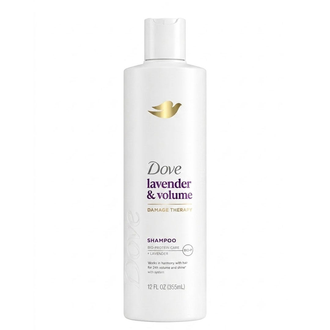 Dove Lavender & Volume Damage Therapy Shampoo, 355 ml