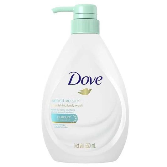 Dove Sensitive Skin Nourishing Body Wash, 550 ml