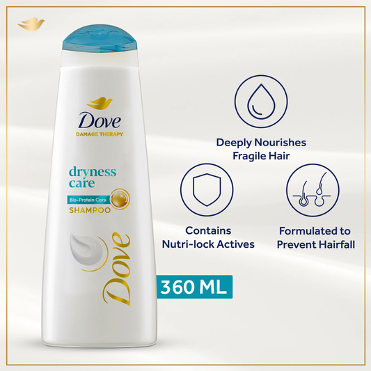 Dove Dryness Bio Protein Care Shampoo, 360ml