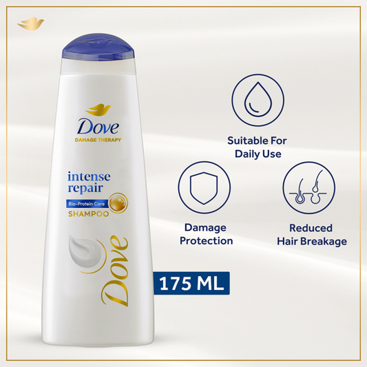 Dove Intense Repair Shampoo, 175ml
