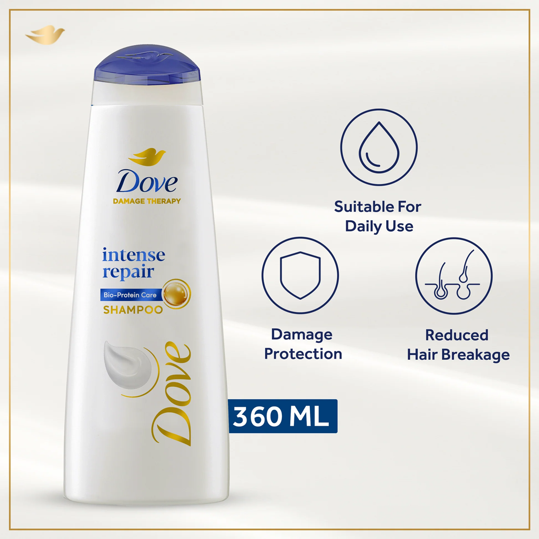 Dove Intense Repair Shampoo, 360ml