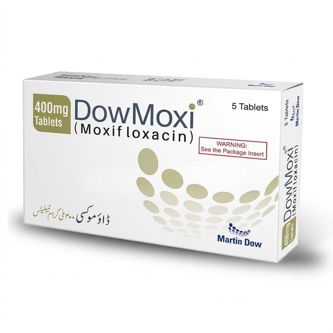 DowMoxi (Moxifloxacin) 400mg, 5 Ct - Martin Dow