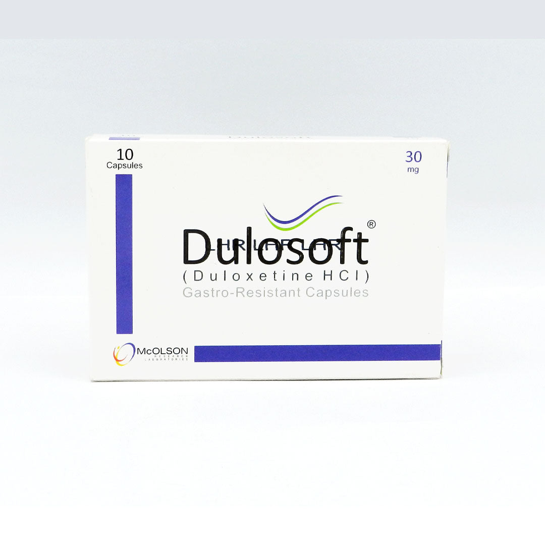 Dulosoft (Duloxetine HCI) 30mg, 10 Ct - Mcolson