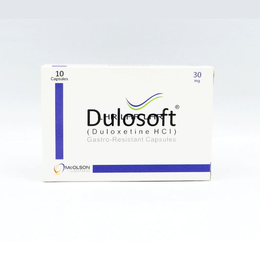 Dulosoft (Duloxetine HCI) 30mg, 10 Ct - Mcolson