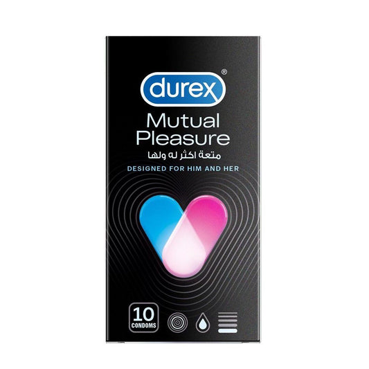 Durex Mutual Pleasure Condoms, 10 Ct