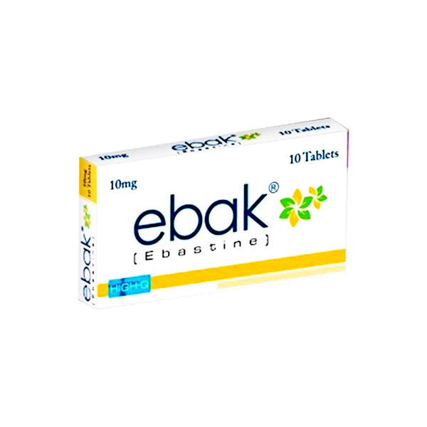 Ebak Tablets 10mg, 10 Ct - High-Q Pharma