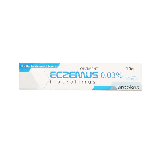 Eczemus 0.3 % Ointment, 10g - Brookes Pharma