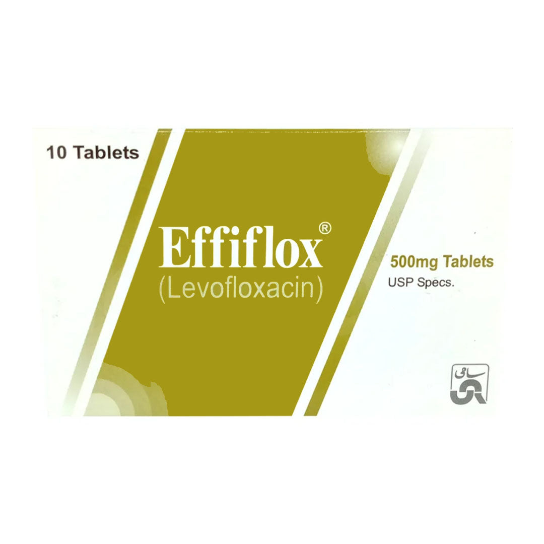 Effiflox (Levofloxacin) 500 mg, 10 Ct - Sami Pharma