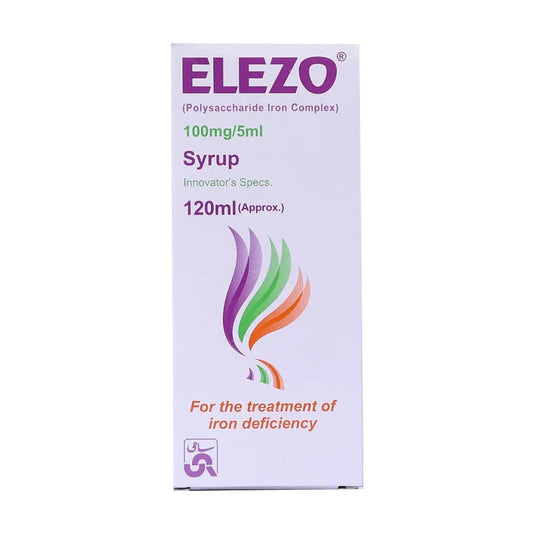Elezo 100mg/5ml Syrup, 120ml - Sami Pharma