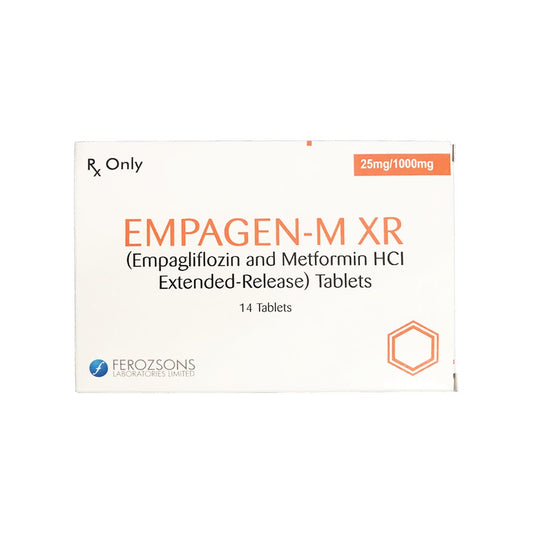 Empagen-M XR 25/1000mg, 14 Ct - Ferozsons
