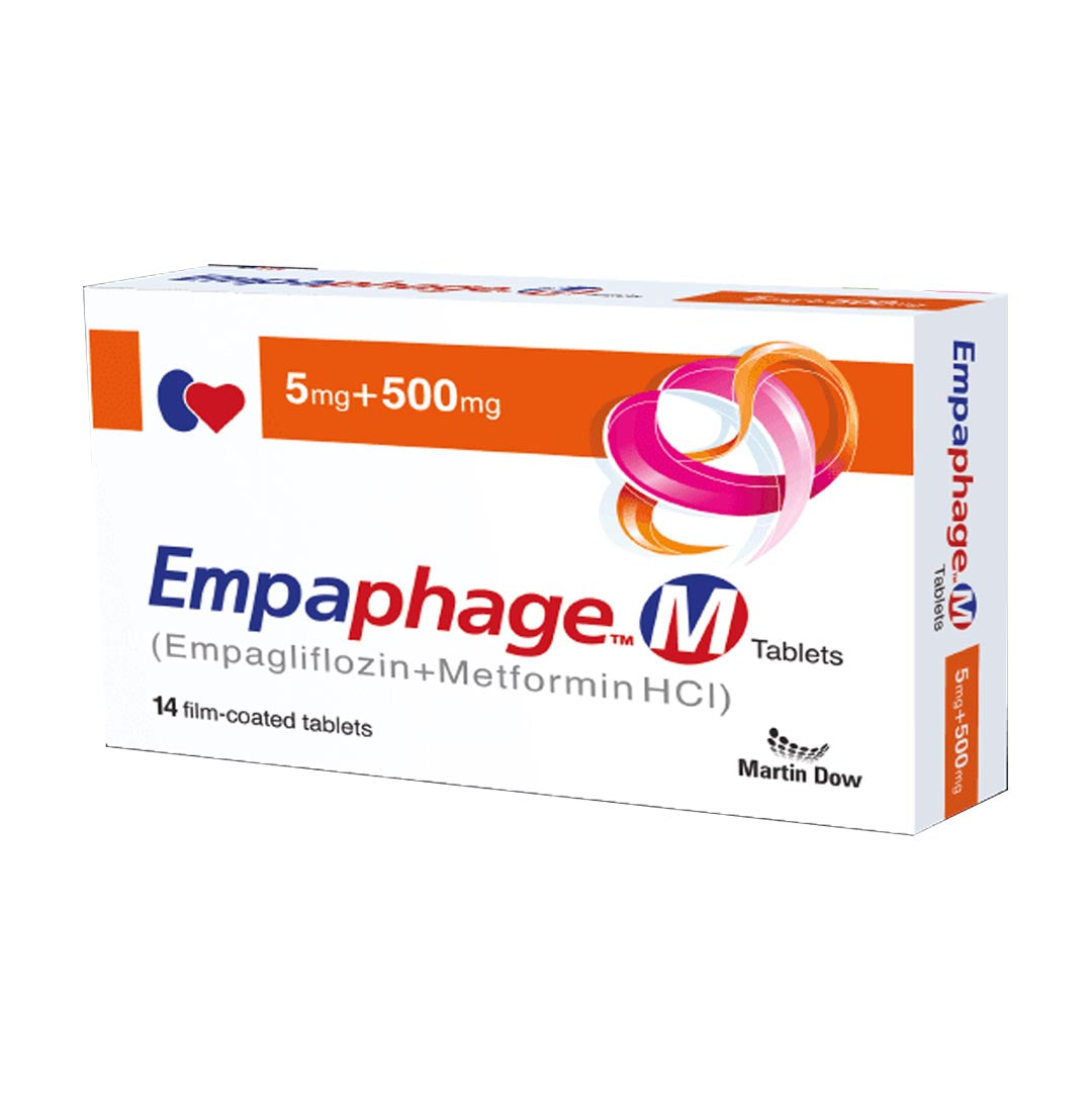 Empaphage-M 5/500mg, 14 Ct - Martin Dow