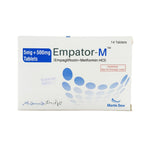Empator Empator-M (Empagliflozin/Metformin) Tablets 5/500mg by Martin Dow for ...