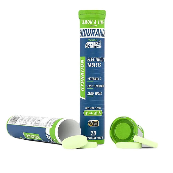 Endurance Hydration Electrolyte Tablets_Lemon_Lime_20Ct-Applied Nutrition