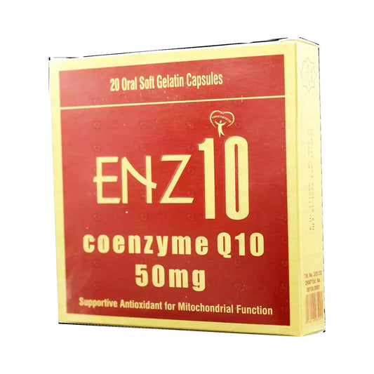 Enz10 Coenzyme Q10 50mg, 20 Ct - Pharma Tech
