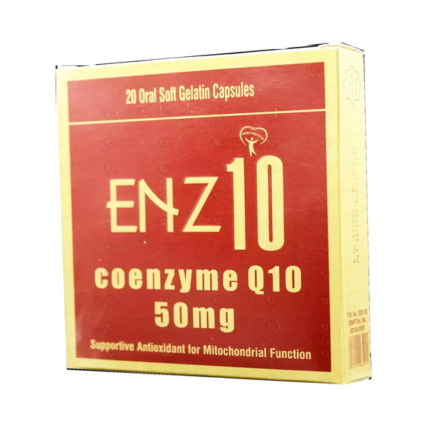 Enz10 Coenzyme Q10 50mg, 20 Ct - Pharma Tech