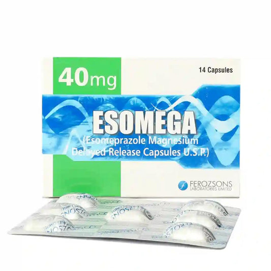 Esomega 40mg, 14 Ct - Ferozsons