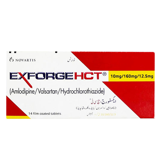 Exforge HCT Tablets 10/160/12.5mg, 14 Ct - Novartis