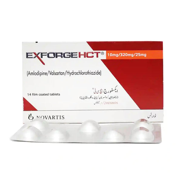 Exforge HCT Tablets 10/320/25mg, 14 Ct - Novartis