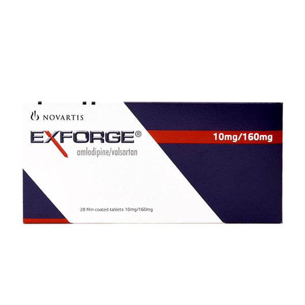 Exforge Tablets 10/160mg, 28 Ct - Novartis