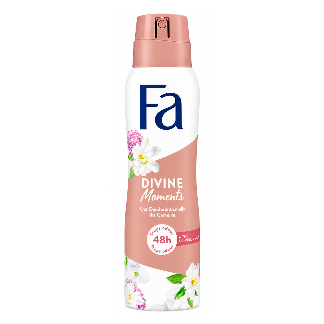 Fa Divine Moments 48H Stops Odour Deodorant Spray, 150 ml
