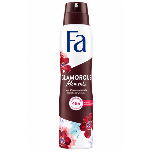 Fa Glamorous Moments 48H Stops Odour Deodorant Spray, 150 ml