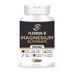 Fablous Flexoua-D Magnesium Glycinate 500mg, 60 Ct