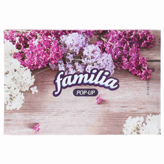 Familia Pop Up Tissue Box, 300 Ct