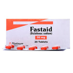 Fastaid (Diclofenac Sodium) 50mg, 20 Ct - Platinum Pharma