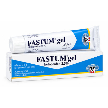 Fastum (Ketoprofen) Gel 2.5% - Pharmatec