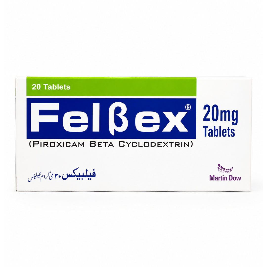 Felbax (Piroxicam Beta Cyclodextrin) 20mg, 20 Ct - Martin Dow