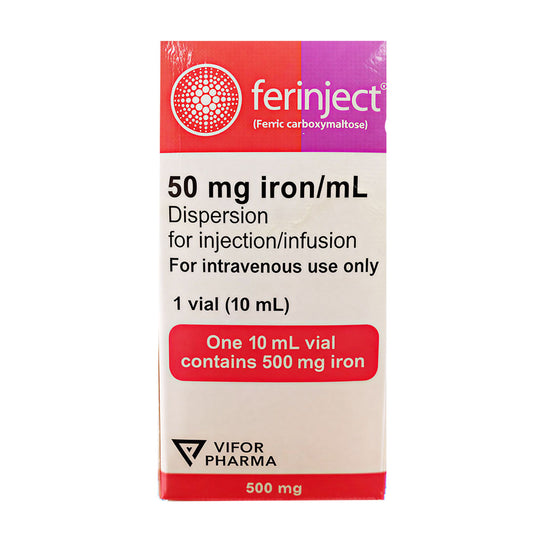 Ferinject (Ferric Carboxymaltose) 50mg iron/mL Injection, 1 Ct - Vifor Pharma